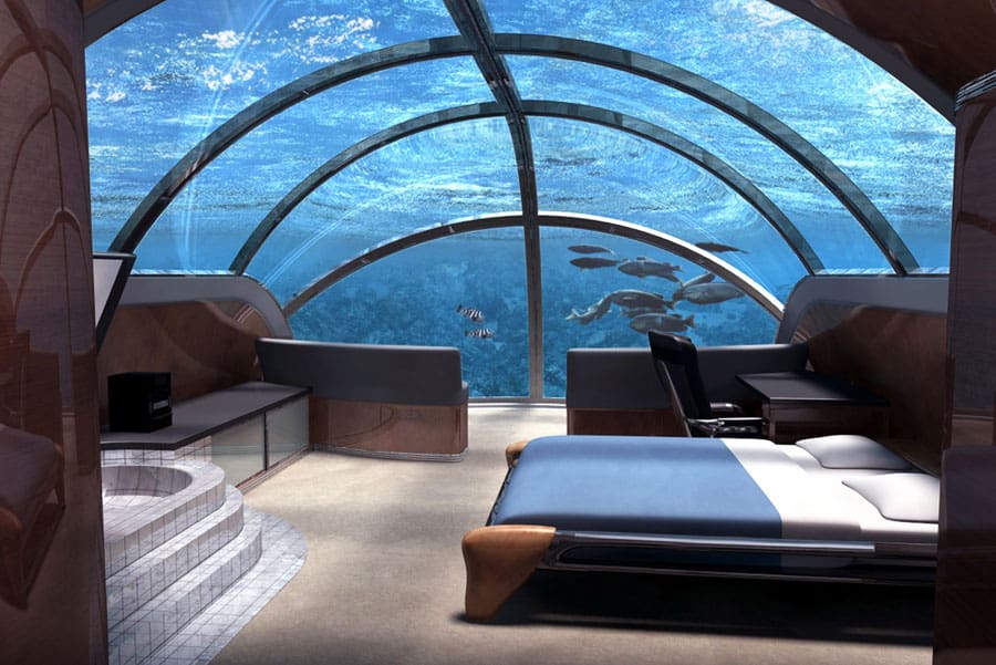 hotel rooms amazing resort hotels suite resorts night per underwater undersea fiji cool unique florida hydropolis construction places water stay