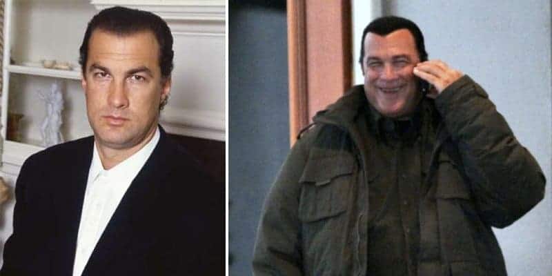 weight gained celebrities steven seagal dramatically action lots lolwot