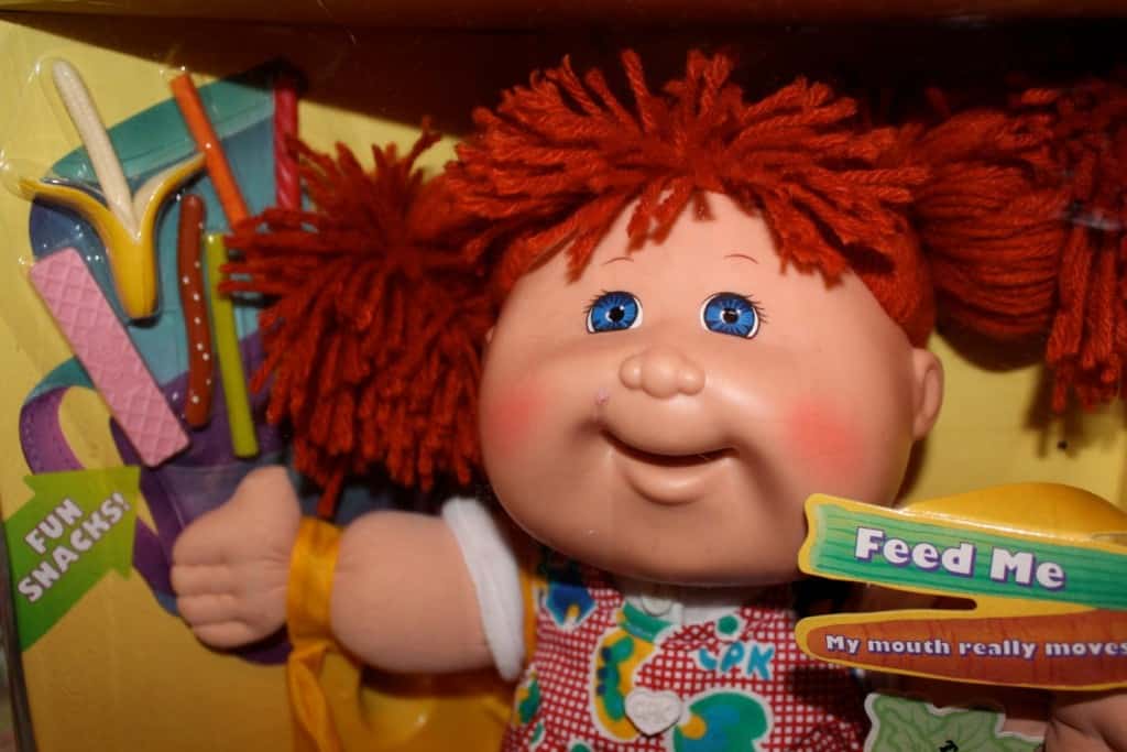 snacktime cabbage patch doll