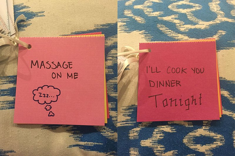 Girlfriend Gives Awesome Personal Coupon Book As Anniversary T 